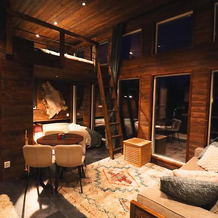 Reindeer River Lights Lodge Kiruna Exterior foto