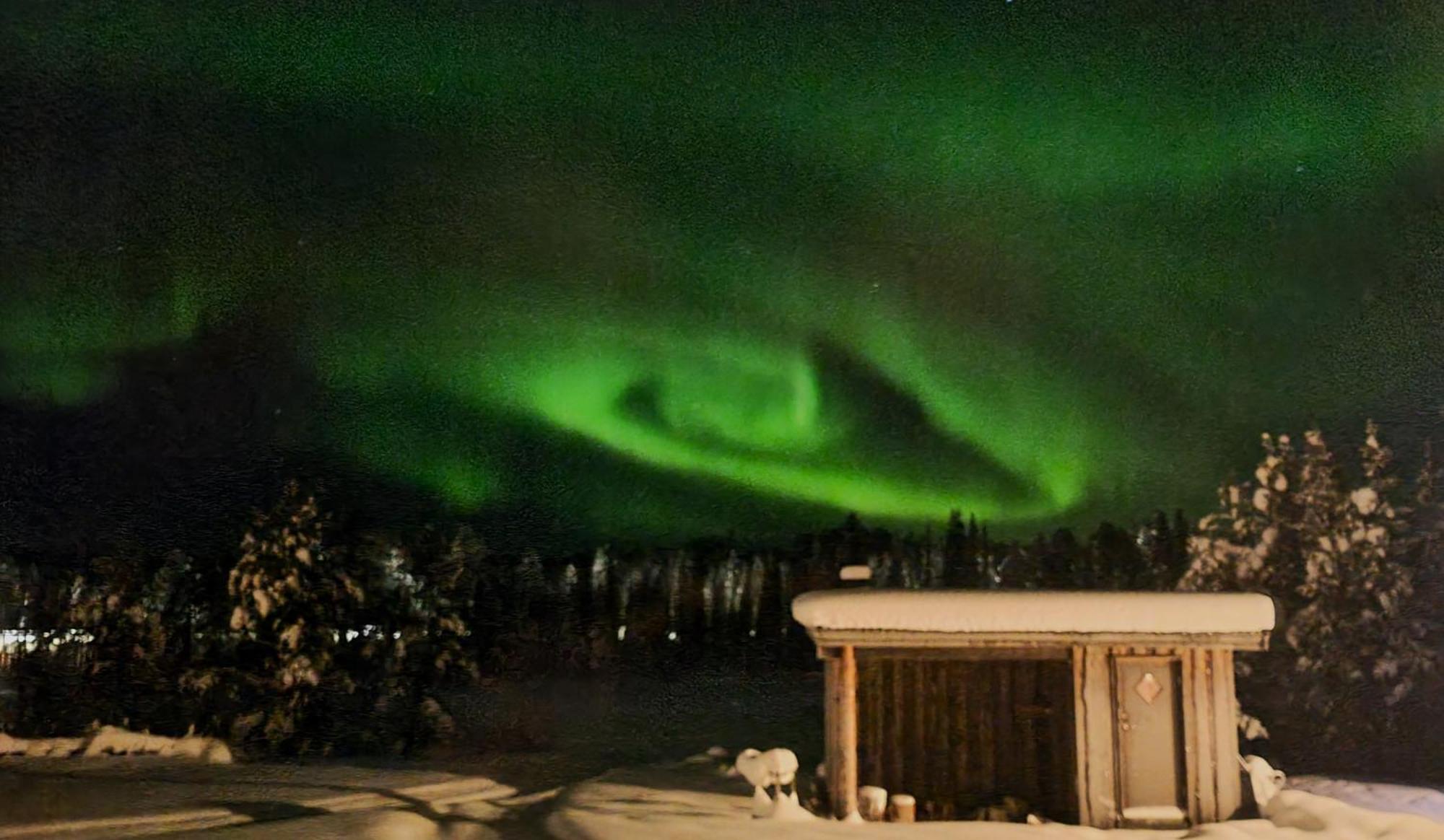 Reindeer River Lights Lodge Kiruna Exterior foto