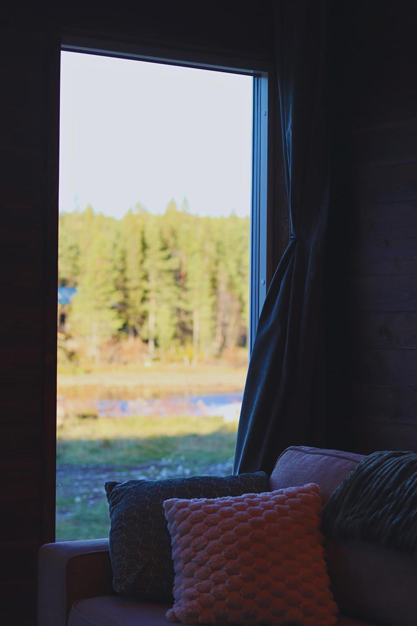 Reindeer River Lights Lodge Kiruna Exterior foto